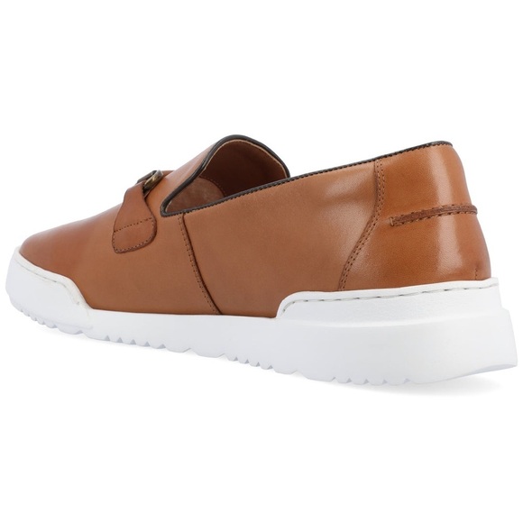 New Thomas & Vine Dane Horsebit Loafers Sneakers Brown Leather Lightweight 13 - Picture 3 of 15